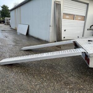 Set - Aluminium oprijplaten - 244x30x8 cm - 3.5 ton (2 stuks)