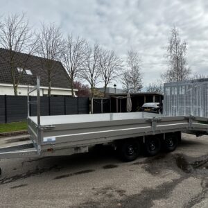 JCS Beavertail L5522B machinetransporter | Volledige Achterklep | Aluminium vloer |