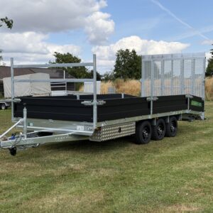 JCS Beavertail L5522B machinetransporter | Volledige Achterklep | Black edition |