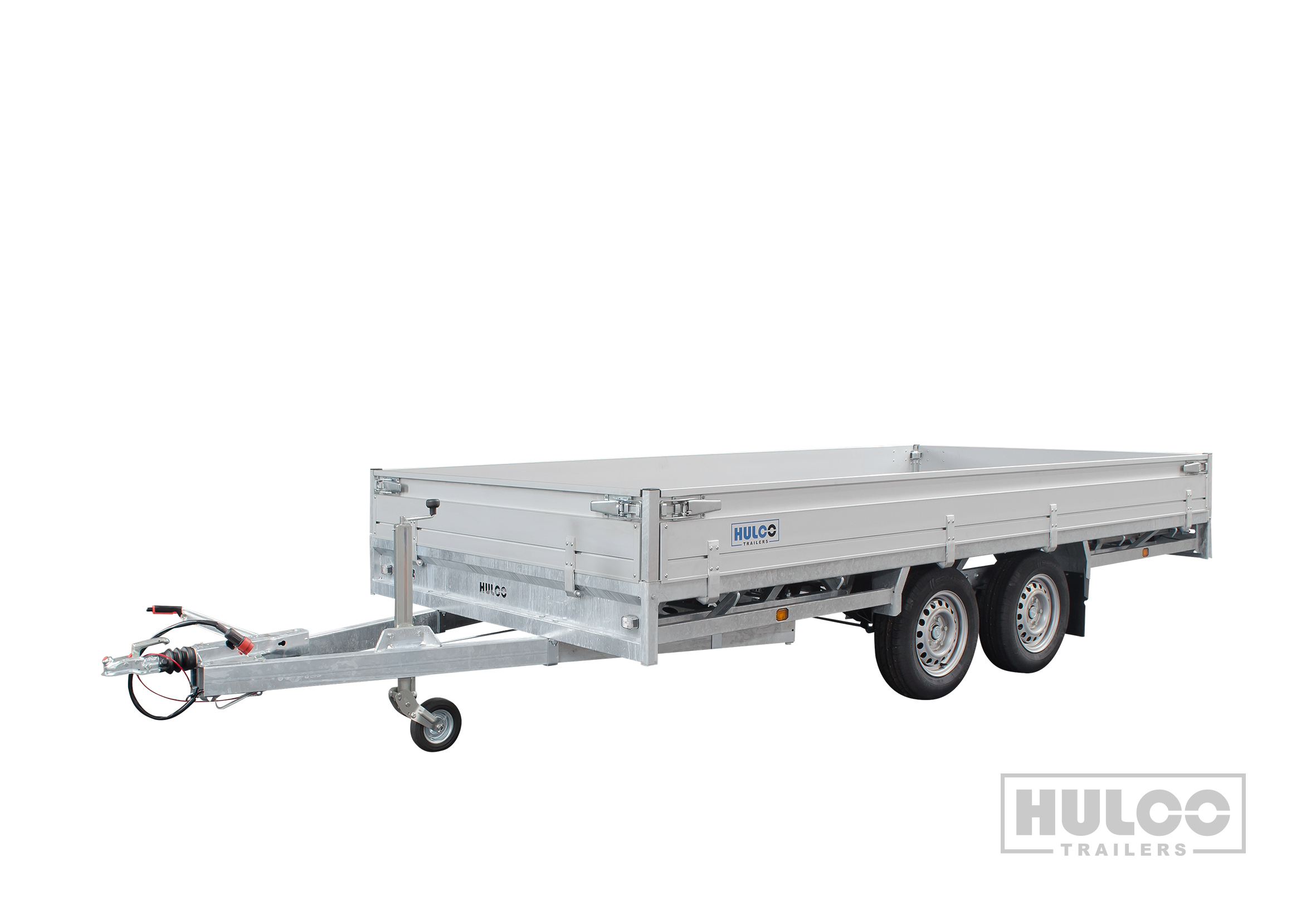Hulco Medax-2 Plateauwagen | Zware Tandemas