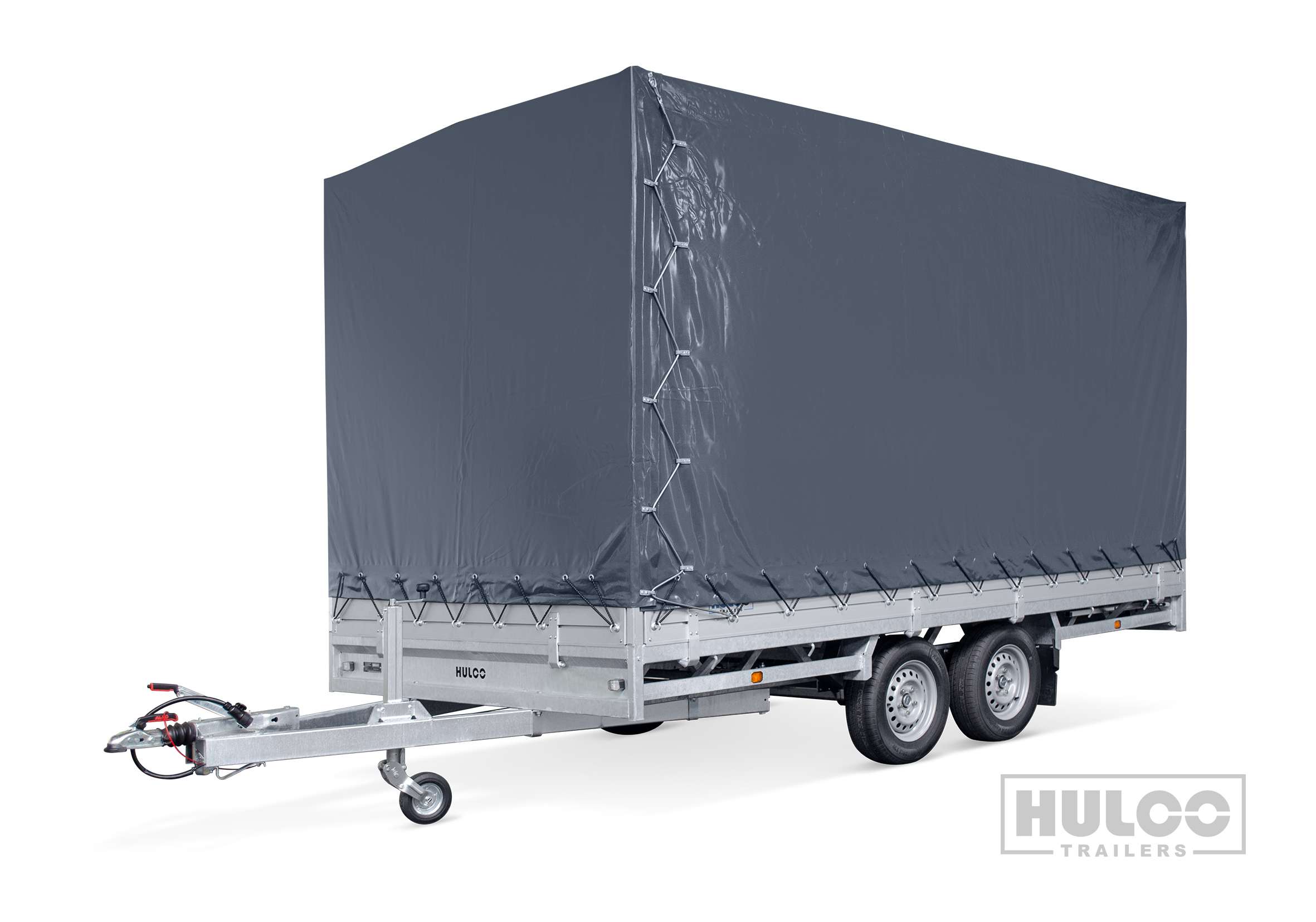 Hulco Medax-2 Plateauwagen | Zware Tandemas - Afbeelding 2