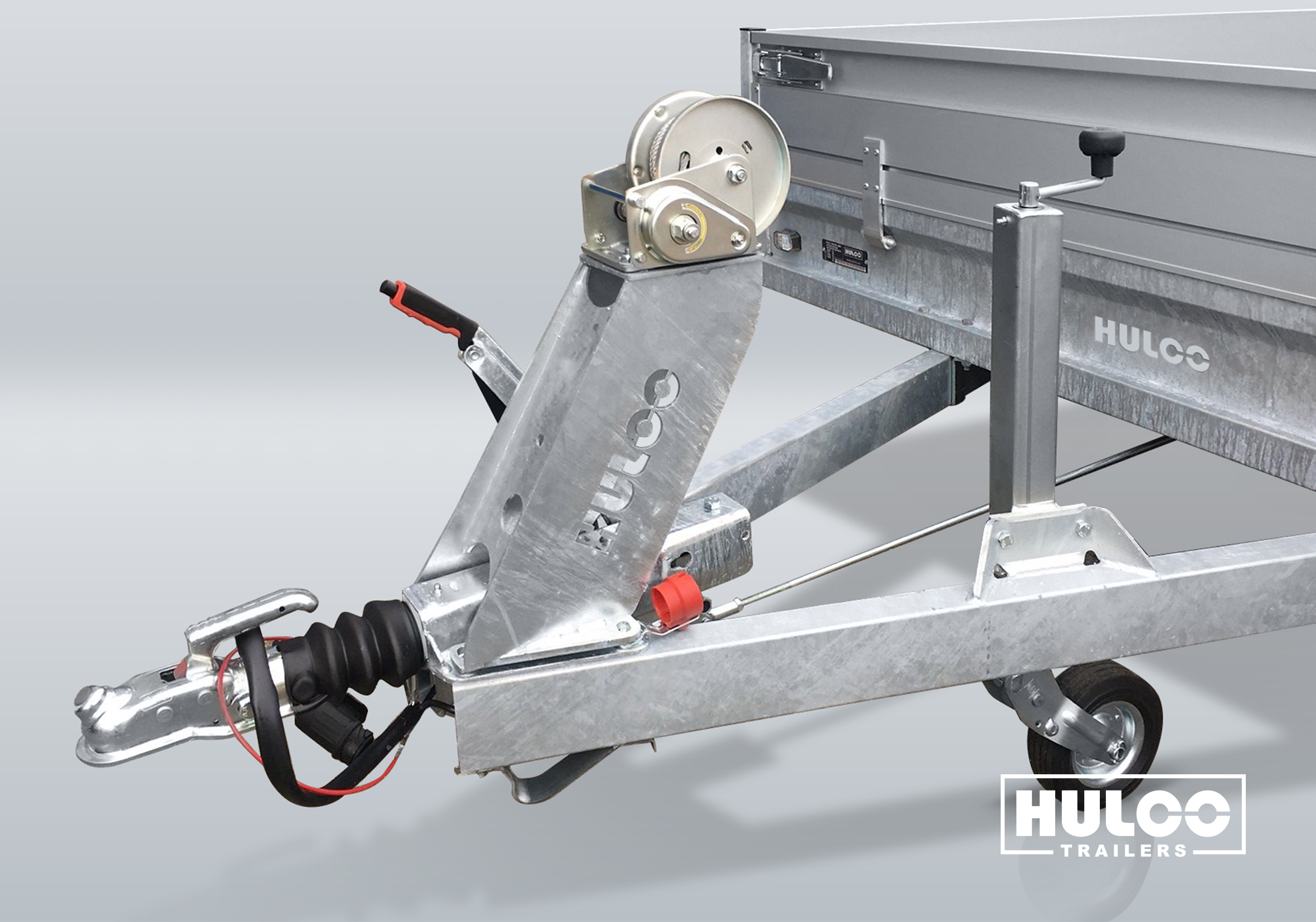 Hulco Medax-2 Plateauwagen | Zware Tandemas - Afbeelding 4