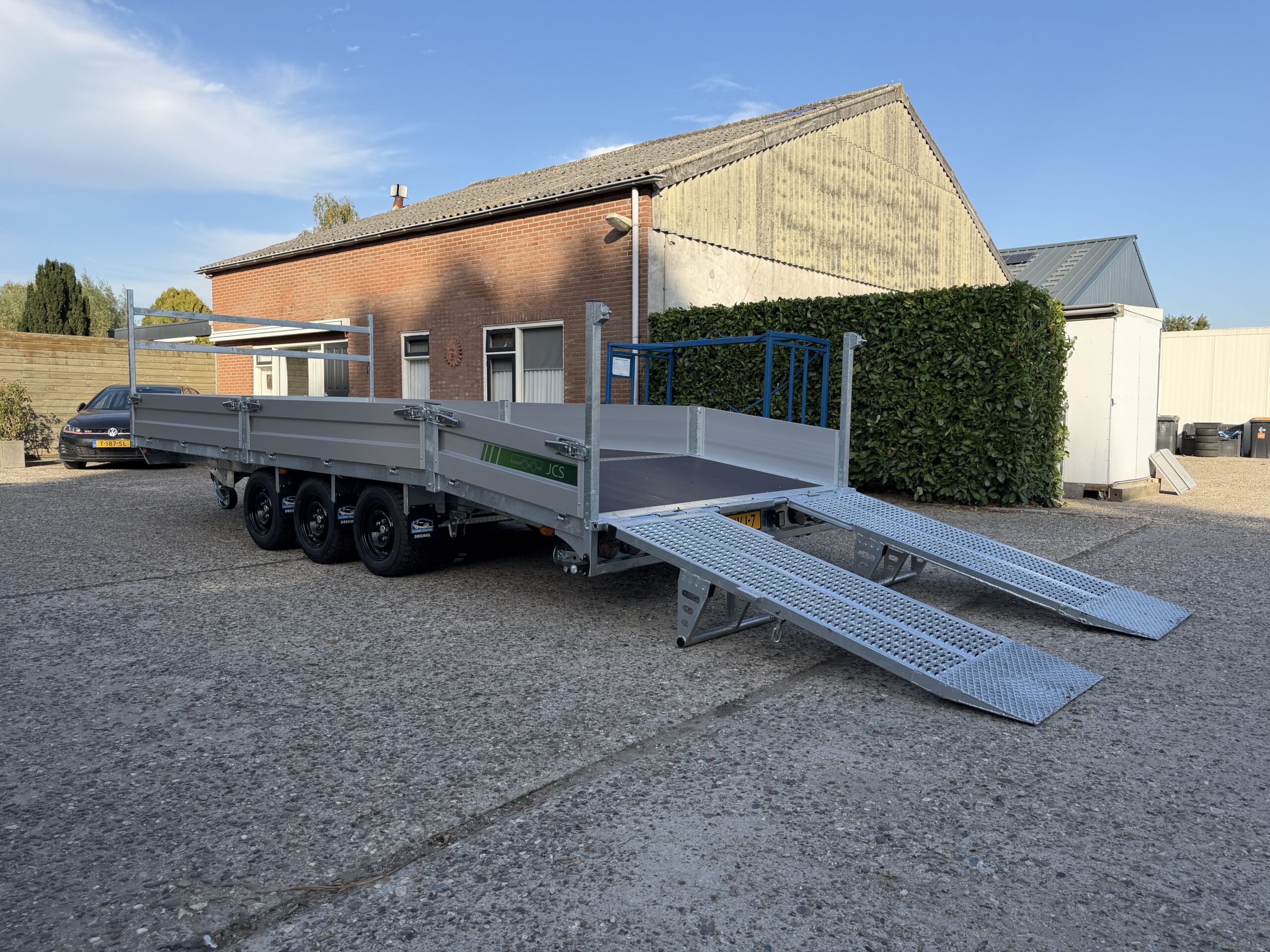 JCS Beavertail Machinetransporter 3-As (3500kg) | Paraboolvering - Afbeelding 5