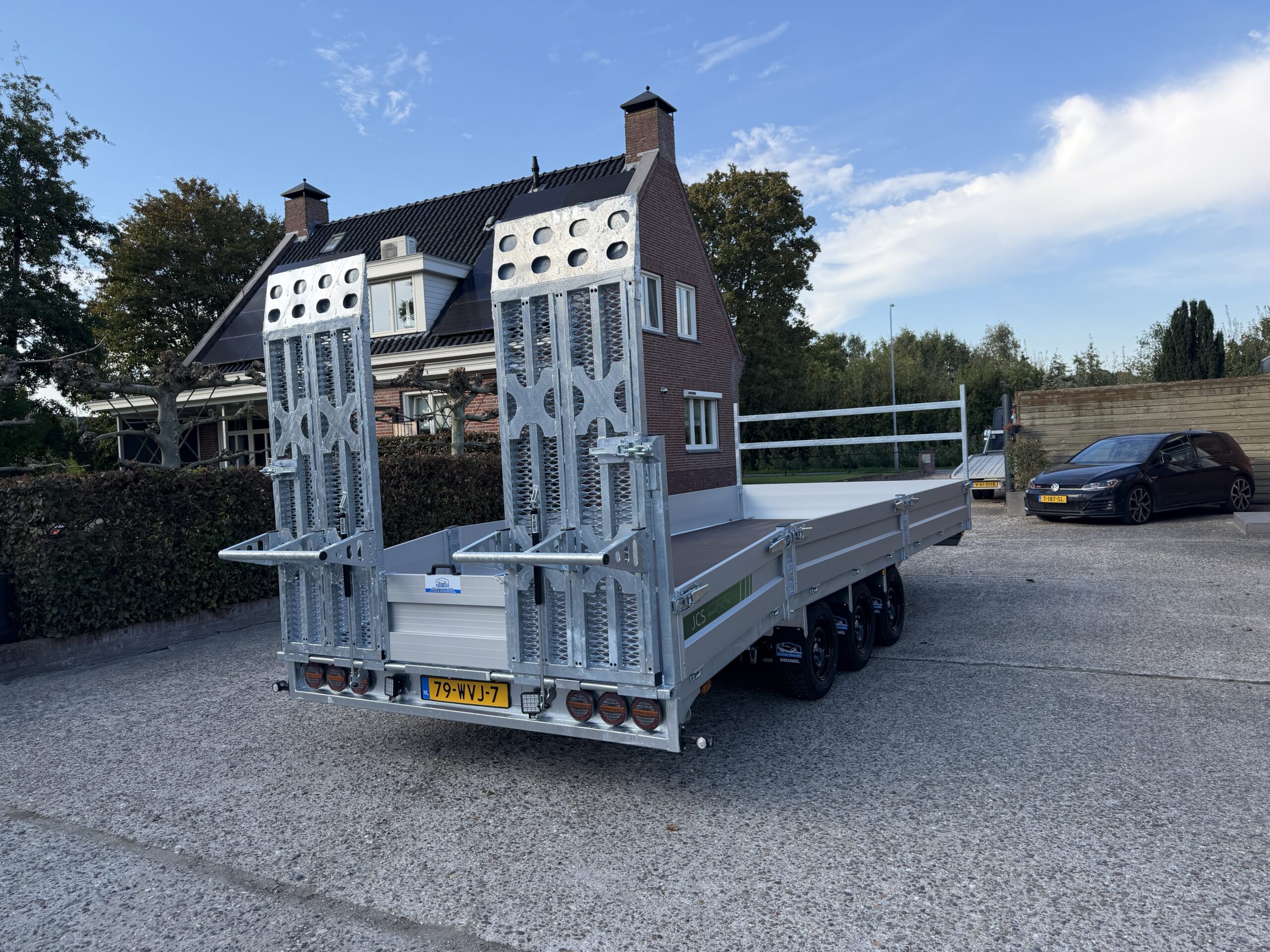JCS Beavertail Machinetransporter 3-As (3500kg) | Paraboolvering - Afbeelding 6