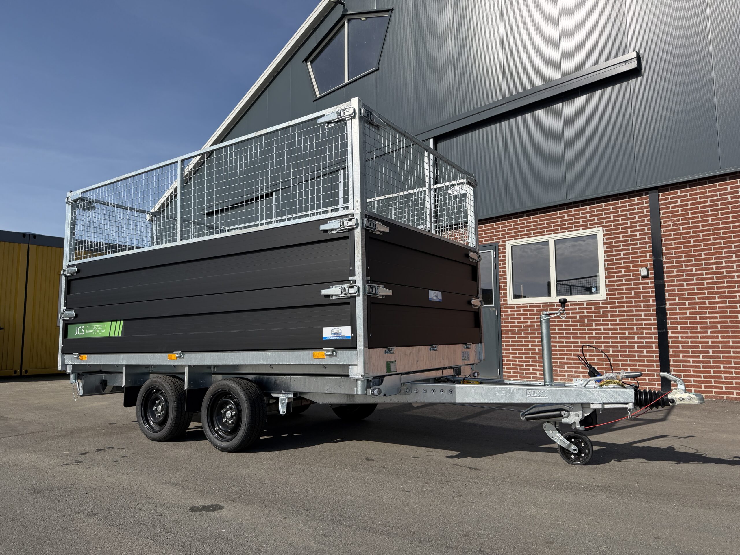 JCS driezijdige tandemas kipper 335x185 met verhoogde borden - Afbeelding 5