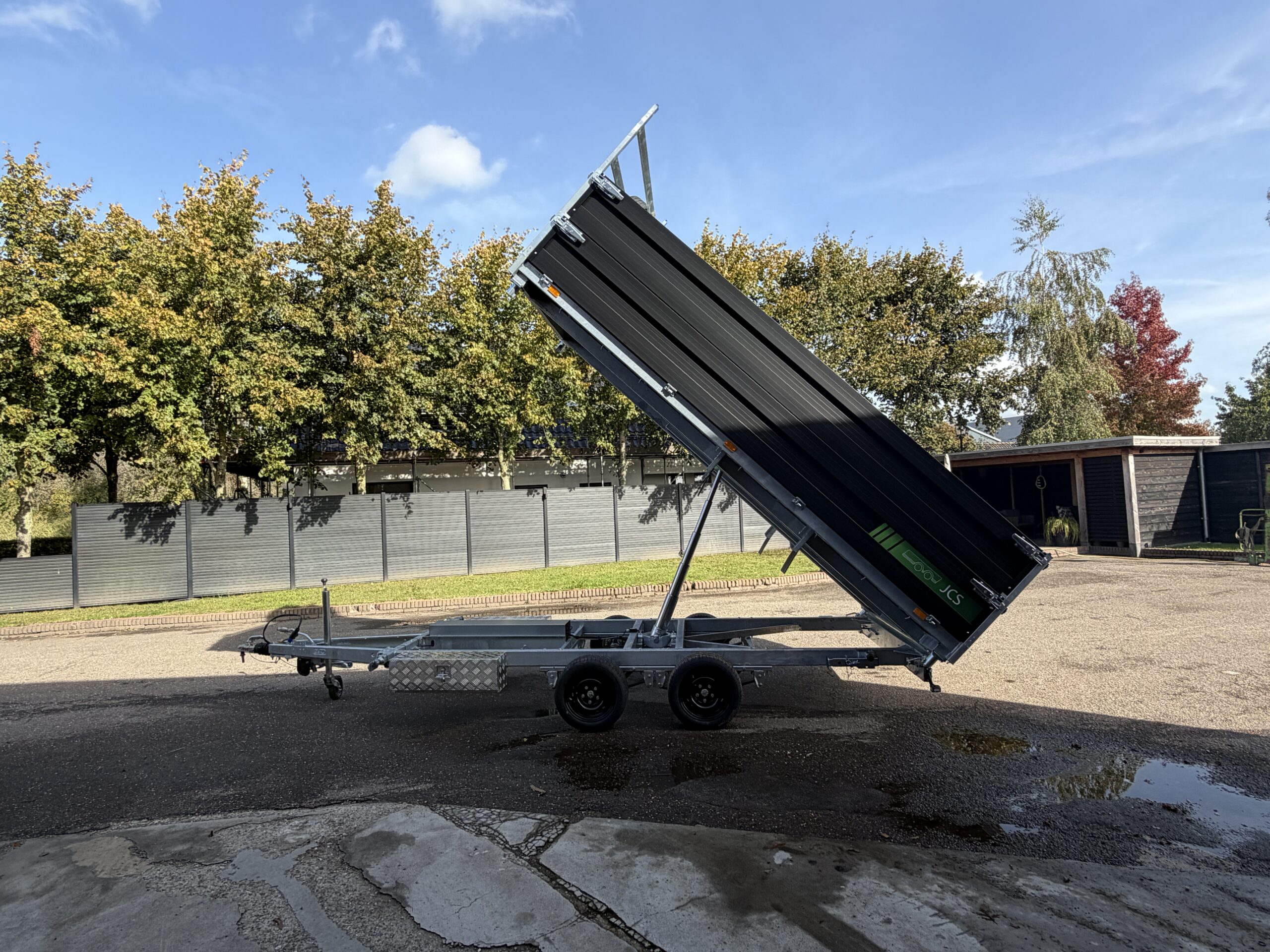 JCS elektrische driezijdige kipper 3500kg 402x204 - Afbeelding 4