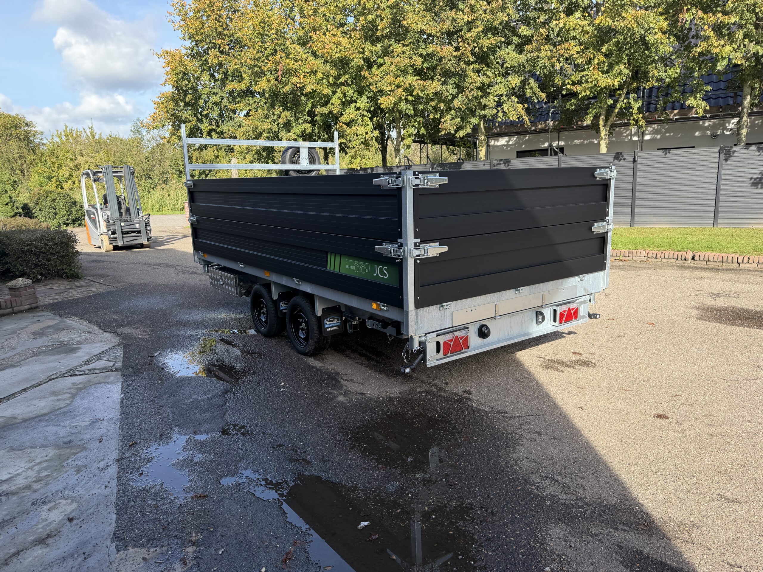 JCS elektrische driezijdige kipper 3500kg 402x204 - Afbeelding 9