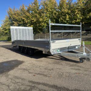JCS Beavertail Transporter 3-As | volledige klep | Paraboolvering